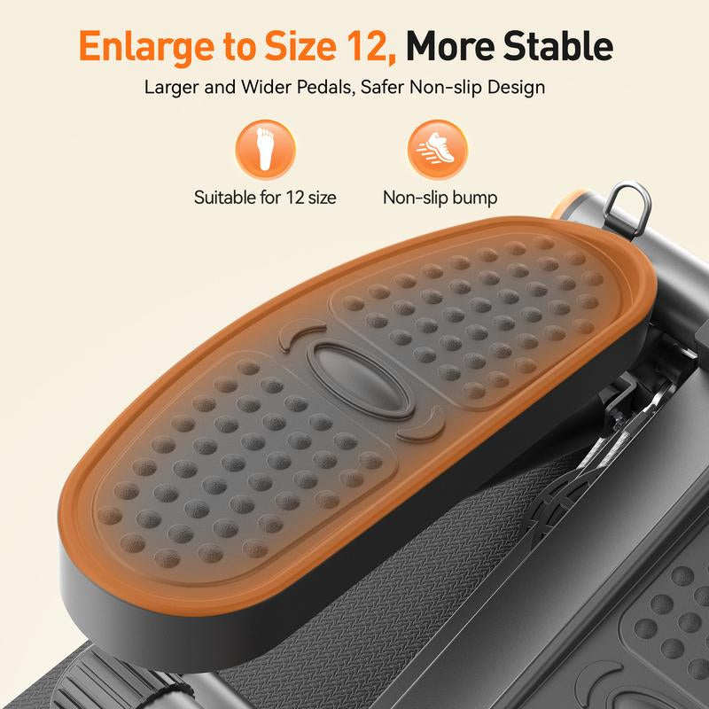 Niceday Stair Stepper for Exercise,Compact Hydraulic Stepper for Effective Cardio & Leg Workouts, Home Gym & Office Use, LCD Monitor, 300LB Weight Limit