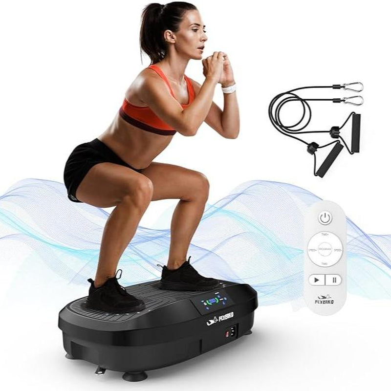 【FLYBIRD & Feierdun】Vibration Plate Machines – Multiple Styles & Colors, Strong Load Capacity, Lymphatic Drainage Machines, Whole Body Workout with 2 Resistance Bands【Dealsforyoudays】