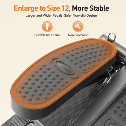 Niceday Stair Stepper for Exercise,Compact Hydraulic Stepper for Effective Cardio & Leg Workouts, Home Gym & Office Use, LCD Monitor, 300LB Weight Limit