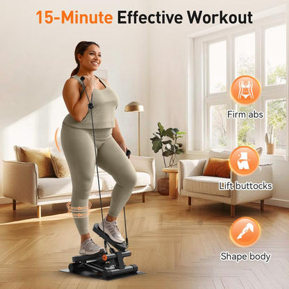 Niceday Stair Stepper for Exercise,Compact Hydraulic Stepper for Effective Cardio & Leg Workouts, Home Gym & Office Use, LCD Monitor, 300LB Weight Limit